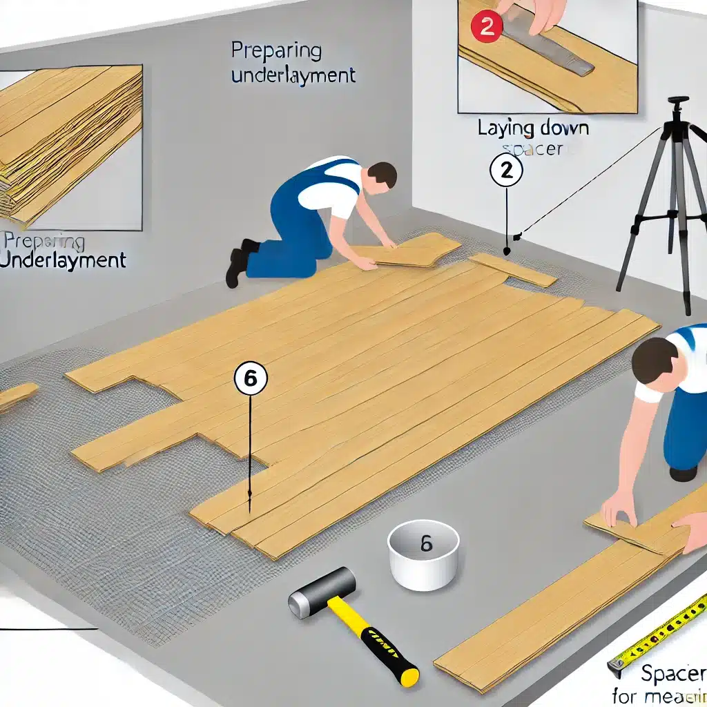 how to install laminate flooring