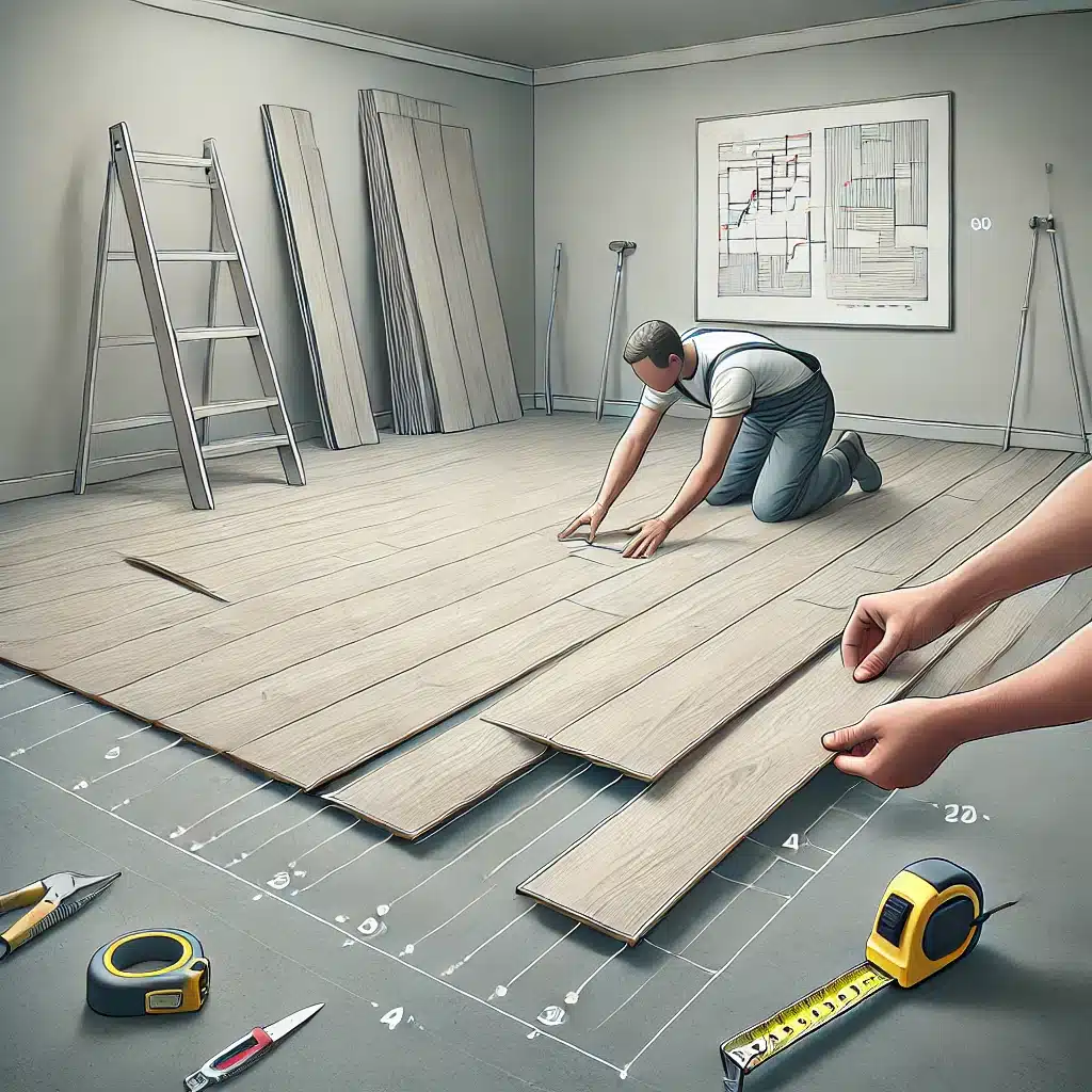 how to lay vinyl plank flooring